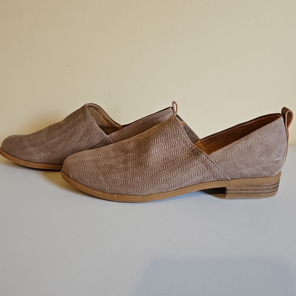 Dr Scholls Shoes Womens Size 6.5 M Ruler Shootie Slip On Loafers Taupe